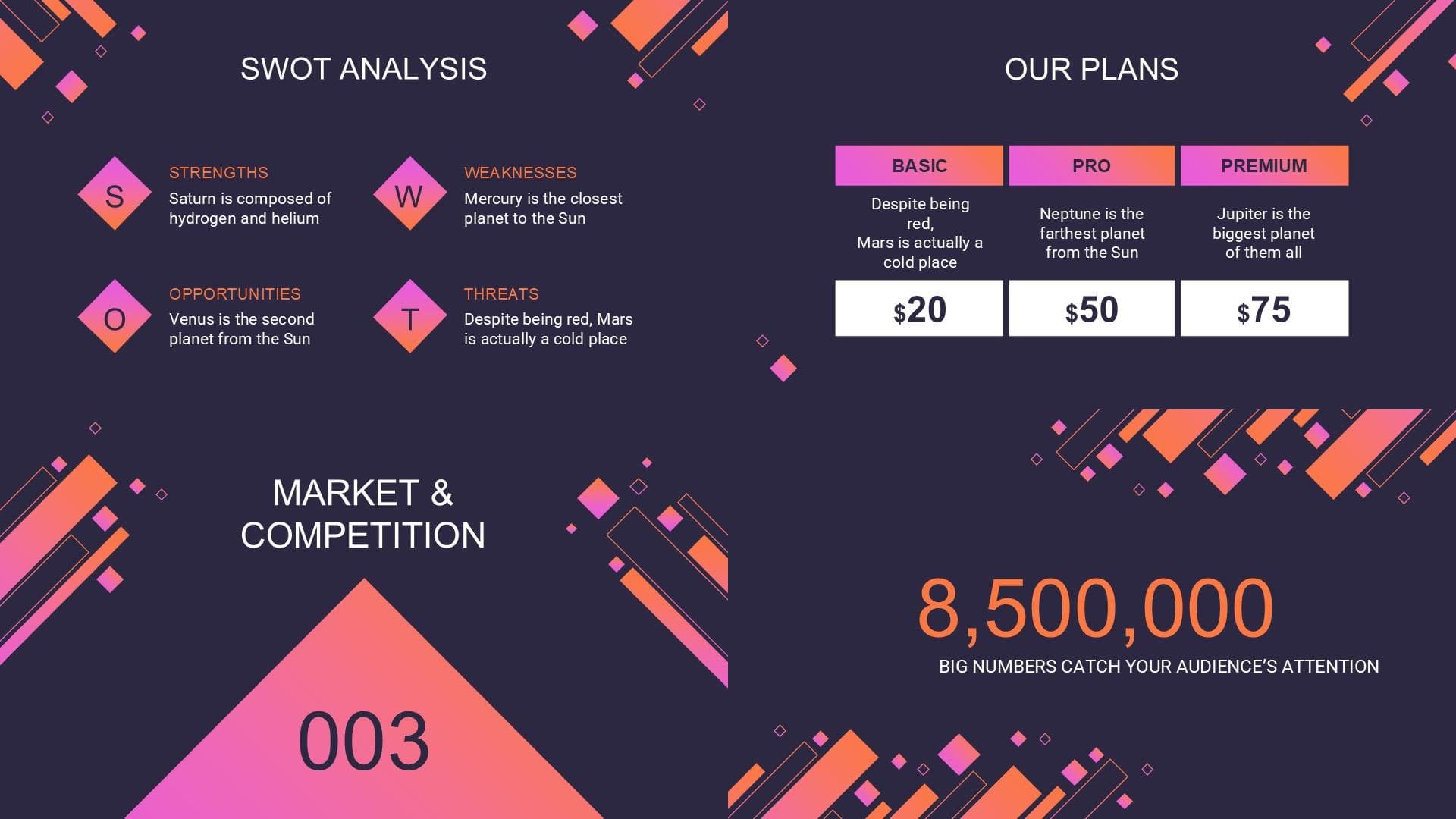 Company Profile Geometric Deck Preview 3