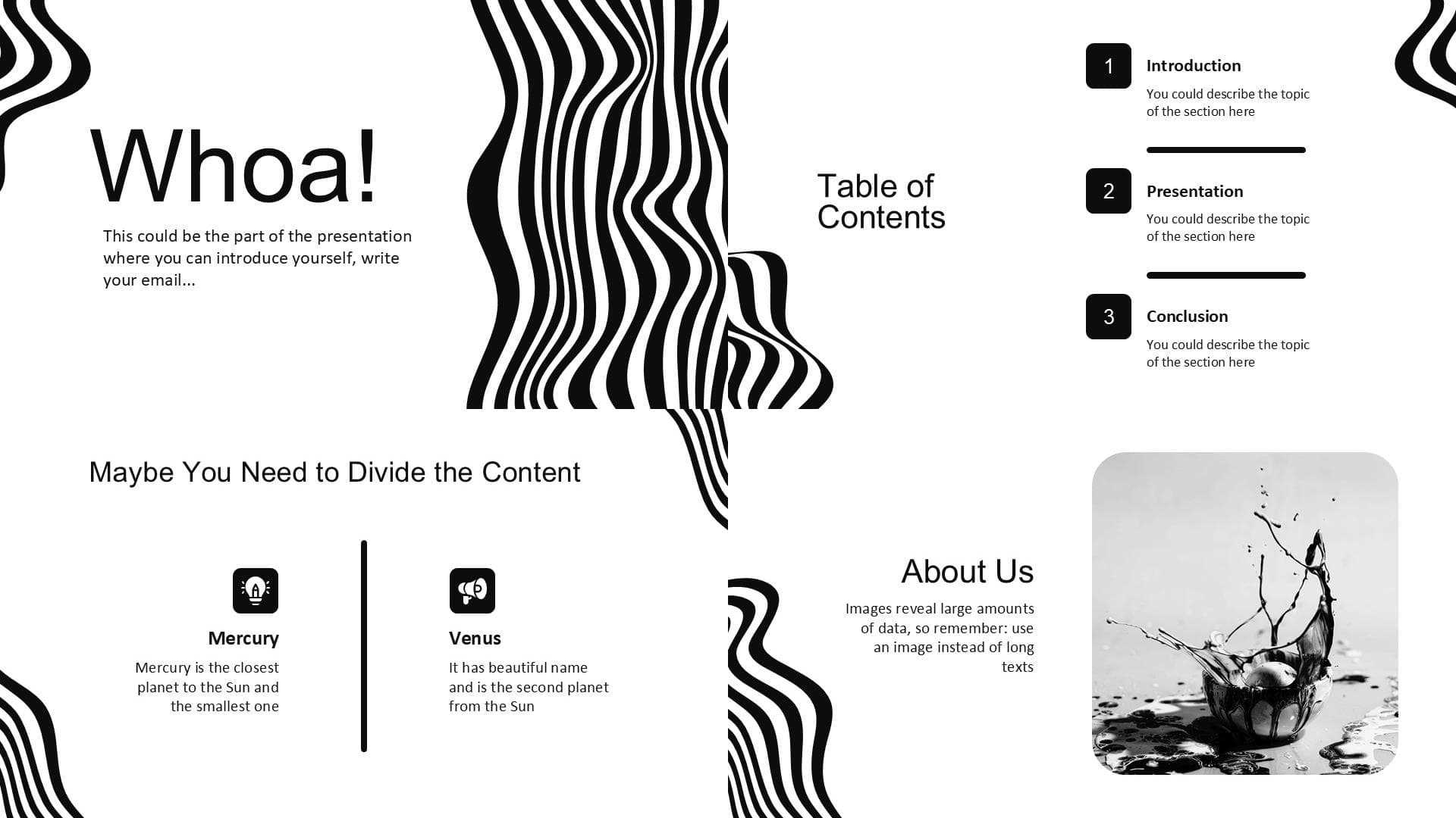 Company Profile Minimal Black Preview 2