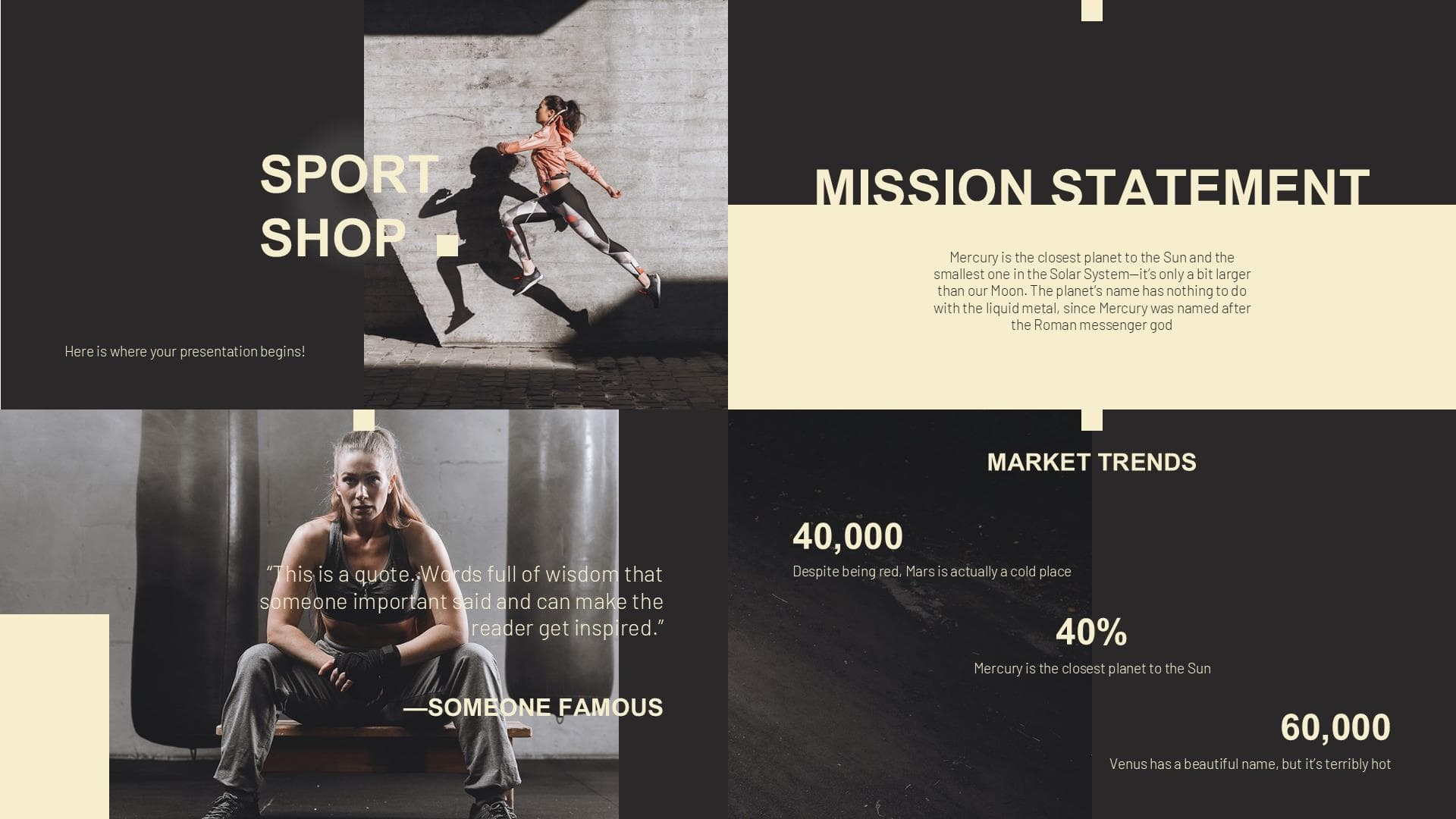 Company Profile Sport Shop Preview 1