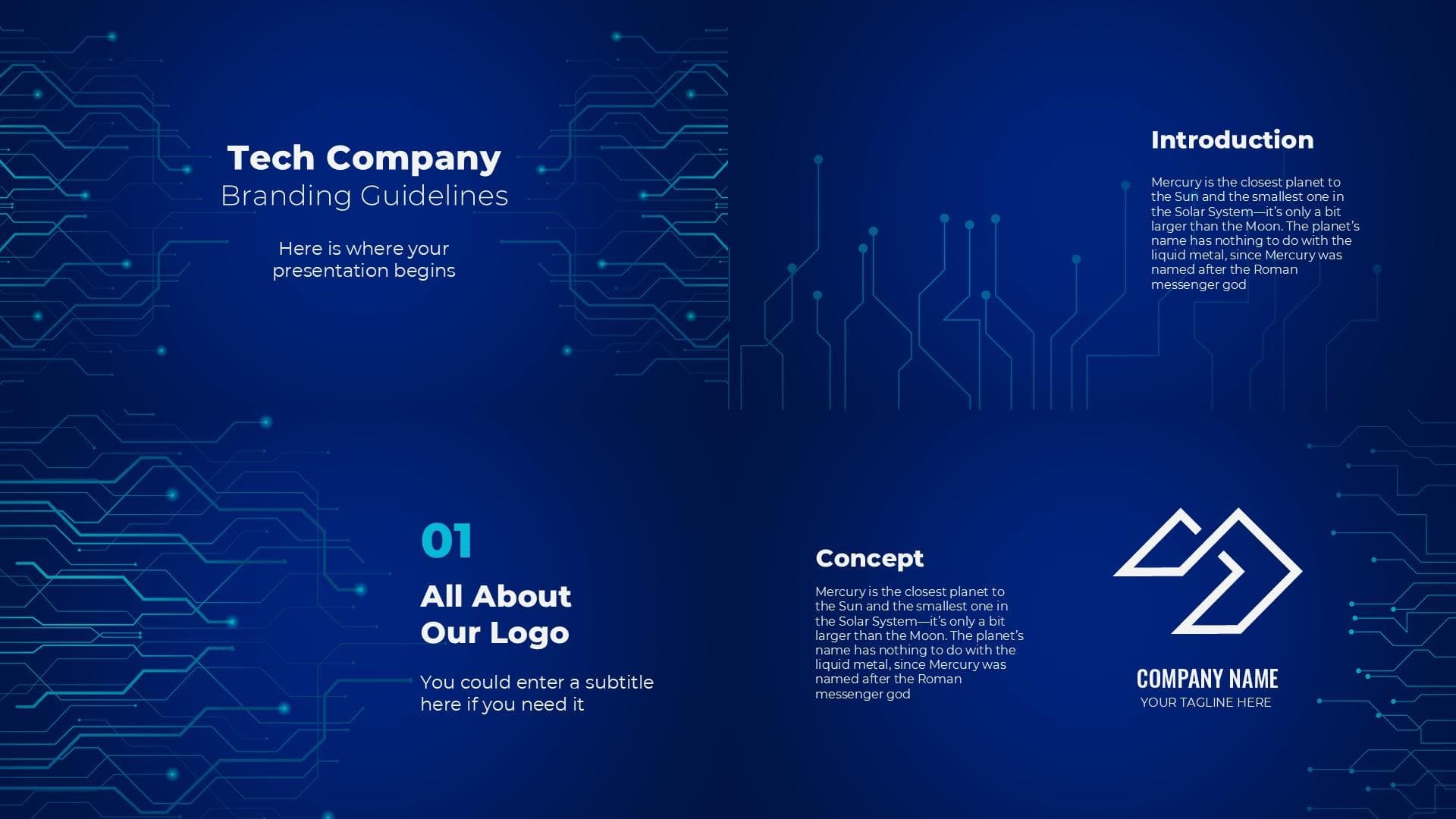 Company Profile Tech Branding Preview 1